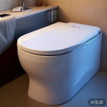 智能马桶遥控冲水，省时神奇