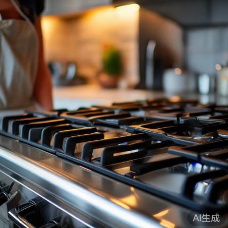 时尚燃气灶，清洁方便温馨