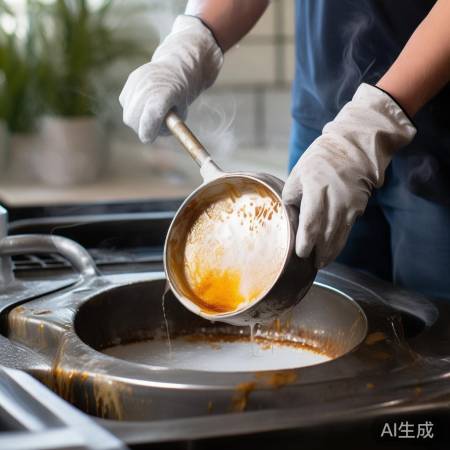 热水洗洁精去油污