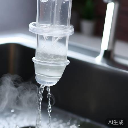 清洁冷水口，白醋浸泡去污