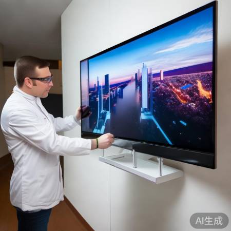 电视墙挂调试检查