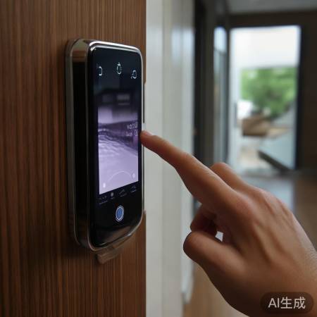 指纹解锁,耐心等待