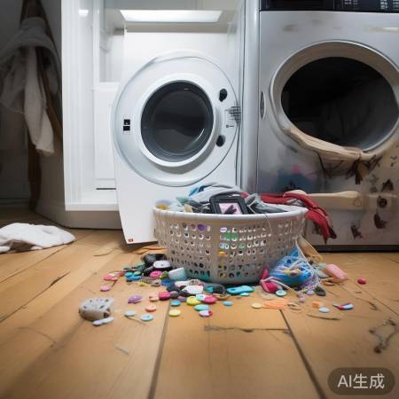 检查洗衣桶，防脱水隐患