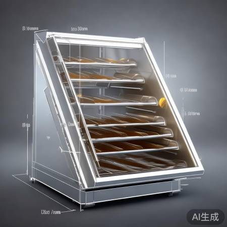 “使用CAD绘制斜面红酒柜”