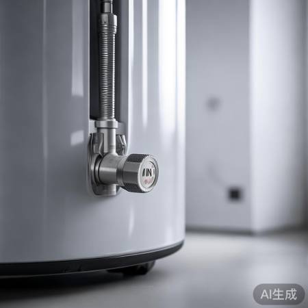 热水器后盖藏进水阀