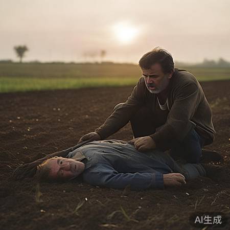 老人下地干活不幸身亡