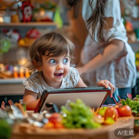 孩子好奇美食，担心影响健康