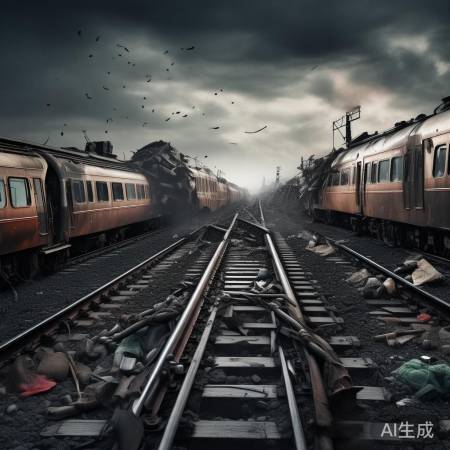 列车相撞，生命消逝
